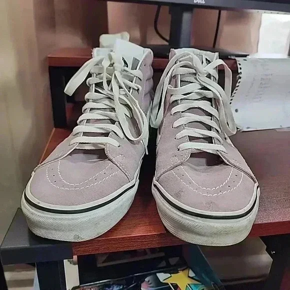 Vans Sk8-Hi Unisex  sneakers Lavender size Womens  9.5 - Picture 3 of 8